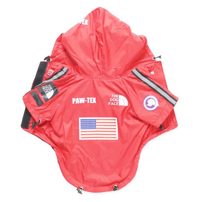 Lemmikloomakoera veekindel mantel Koera nägu Lemmikloomarõivad Välisjope Koerte vihmamantel Helkurriided väikestele ja keskmistele suurtele koertele