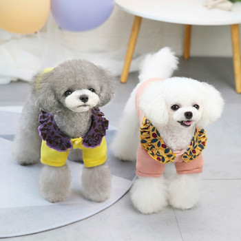 Νέο κολάρο κούκλας Ζεστά ρούχα για σκύλους Ρούχα για κουτάβι κατοικίδια γάτα Παλτό πουλόβερ Μπουφάν Χειμερινή μόδα μαλακό για μικρά σκυλιά Τσιουάουα