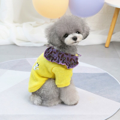 Nauja lėlės antkaklis šilti šunų drabužiai šuniuko naminių kačių drabužiai megztiniai striukės paltai žiemos mados minkšti mažiems šunims čihuahua