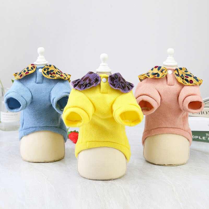 Nauja lėlės antkaklis šilti šunų drabužiai šuniuko naminių kačių drabužiai megztiniai striukės paltai žiemos mados minkšti mažiems šunims čihuahua