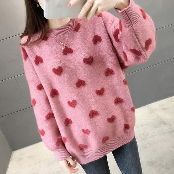 Nový model dámskeho zimného svetra s okrúhlym výstrihom