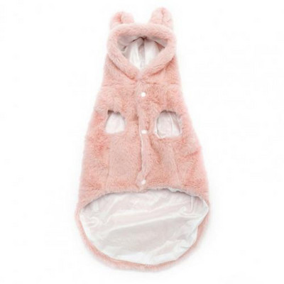 Stiilne, armas küülikukõrva koeramantel Lemmikloomarõivad Pehme tekstuur Hoiab soojas