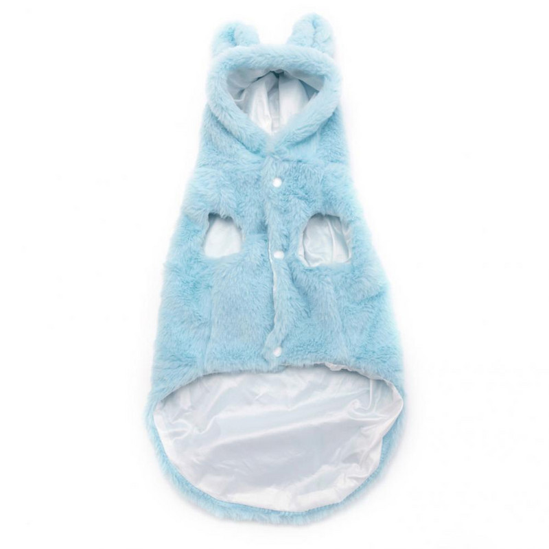 Stiilne, armas küülikukõrva koeramantel Lemmikloomarõivad Pehme tekstuur Hoiab soojas