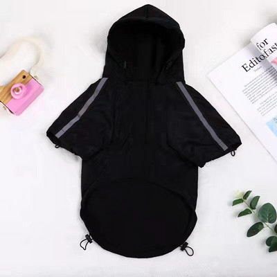 Pláštenka s maskáčovou kapucňou, reflexný kabát, nepremokavá vetruodolná bunda s nastaviteľnou manžetou, plášť pre psov, oblečenie pre domáce zvieratá, jar/leto