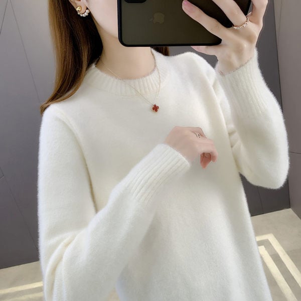 Γυναικείο διαφανές πουλόβερ για εγκύους