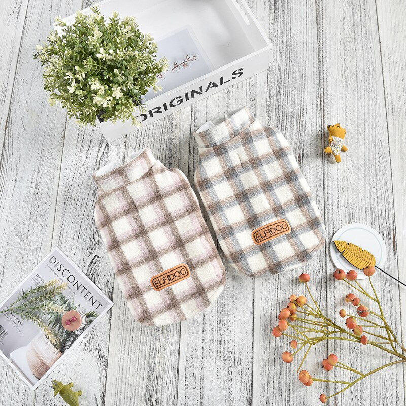 Lemmiklooma talvejope ruuduline mantel vest kutsika kostüüm Yorkshire pomeranian Shih tzu malta bichon puudli šnautser koera riietus XL