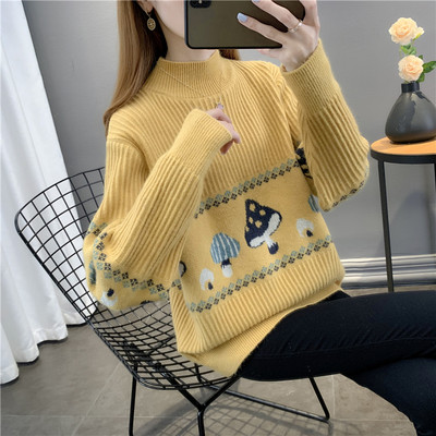 Dámsky sveter pre tehotné ženy - s výšivkou