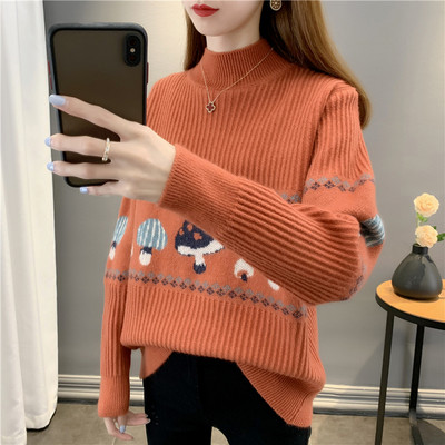 Dámsky sveter pre tehotné ženy - s výšivkou