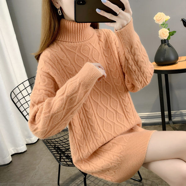 Γυναικείο πουλόβερ πλεκτό πόλο εγκυμοσύνης