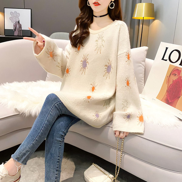 Lai naiste kampsun tikandiga - kolme värvi