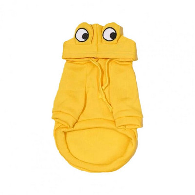 Φόρεμα από πολυεστέρα για κατοικίδια Μπλουζάκι για σκύλους που φουσκώνει κατά της πτώσης Μαλακό με δύο πόδια Keep Warm Φούτερ για κατοικίδια σε στυλ κινουμένων σχεδίων για το χειμώνα