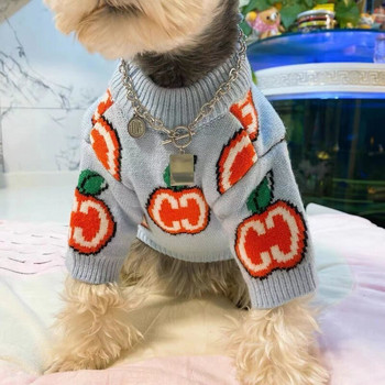 Πουλόβερ σκύλου Ρούχα για κατοικίδια Βαμβακερά μπλουζάκια για σκύλους Ρούχα σκυλιά Ζεστά χαριτωμένα Chihuahua Schnauzer Print Φθινόπωρο Χειμώνας Gary Boy Mascotas