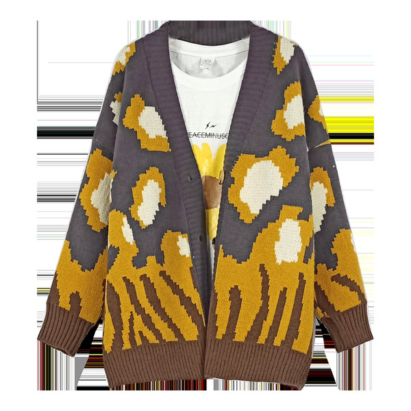 Módny tehotenský kardigan so špicatým výstrihom a zapínaním na gombíky