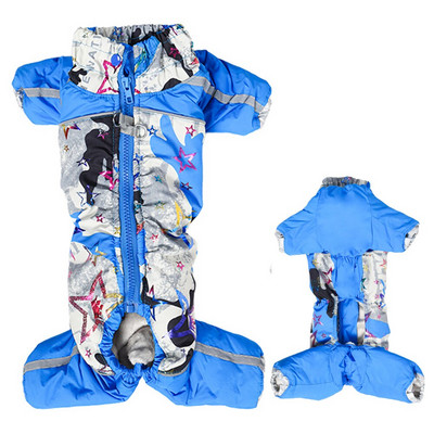 Rūbai šunims Žieminiai vandeniui atsparūs maži šunų kombinezonai šviesą atspindintis kombinezonas naminiams gyvūnėliams rusiško stiliaus vyriško/moteriško šuns kailis sniego kostiumas storas šiltas