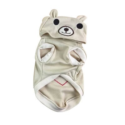 Oblečenie pre domáce zvieratá, kostým pre psov s medveďmi a vzorom lásky, zimné oblečenie pre psov, bavlnený kabát pre šteniatka, mikiny s kapucňou, pyžamo