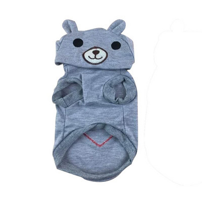 Oblečenie pre domáce zvieratá, kostým pre psov s medveďmi a vzorom lásky, zimné oblečenie pre psov, bavlnený kabát pre šteniatka, mikiny s kapucňou, pyžamo