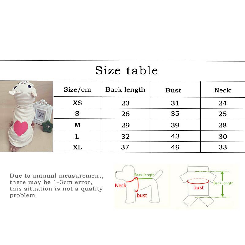 Oblečenie pre domáce zvieratá, kostým pre psov s medveďmi a vzorom lásky, zimné oblečenie pre psov, bavlnený kabát pre šteniatka, mikiny s kapucňou, pyžamo