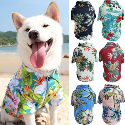 Haina pentru câini în stil hawaian, buldog francez, haine pentru animale de companie, îmbrăcăminte de vară pentru animale de companie, pentru câini de talie mică, mijlocie, cățeluș chihuahua, ropa perro pug