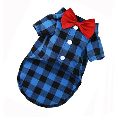 Риза за кучета в хавайски стил Летни дрехи за домашни кучета за малки и средни кучета Дрехи за кученца Френски булдог Померан Облекло за домашни любимци