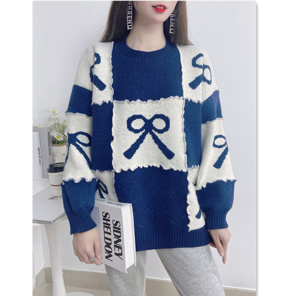 Naiste moodne O-kaelusega rasedate kampsun