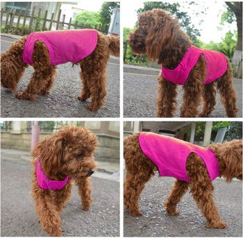 Νέο καλοκαιρινό καθαρό βαμβακερό κουτάβι κενό πουκάμισο για σκύλους Μαλακά μονόχρωμα φανελάκια για σκύλους με κάτω μέρος για μικρά μεσαία μεγάλα σκυλιά
