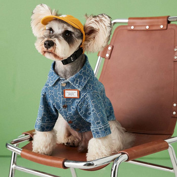 GULULU Πολυτελή ρούχα για σκύλους Αναπνεύσιμα σχεδιαστικά πουκάμισα σκυλιών για γαλλικά μπουλντόγκ Schnauzer Fashion Cool Puppy Ρούχα ropa para perro