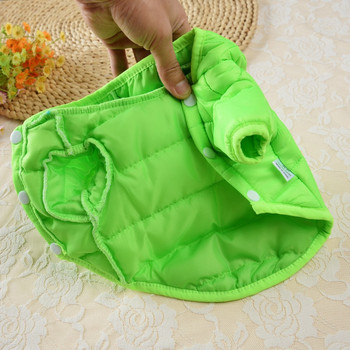 Μπουφάν μεσαίου μεγέθους για σκύλους Φθινοπωρινά, χειμωνιάτικα ρούχα για κατοικίδια Μόδα με κουκούλα μπουλντόγκ παλτό γατάκι κουτάβι πουλόβερ Chihuahua Yorkshire Pug