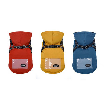 Toamnă iarnă pentru câini, haină caldă impermeabilă, jachetă din bumbac cu glugă, câini de talie mică, pisică, haine reflectorizante pentru animale de companie, haină de iarnă ropa para perros