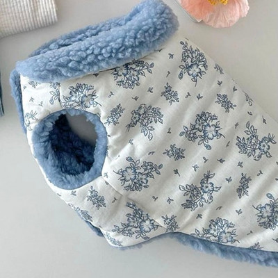 Haină caldă pentru animale de companie Toamnă iarnă Haine pentru câini de talie mică, la modă, cămașă cu dungi, vestă roșie din bumbac, pisicuțe, jachetă dulce Chihuahua