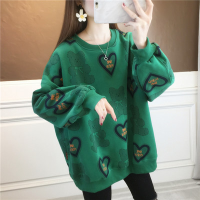 Voľná tehotenská blúzka s potlačou