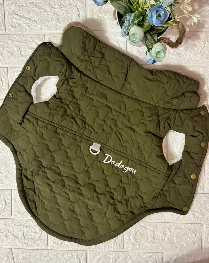 Zimná bunda pre psov, teplá, oblečenie pre malých psov, kabát, vesta s kožušinovým golierom, bavlnené oblečenie pre domáce zvieratá, oblečenie pre čivavu a yorkshirské šteňatá