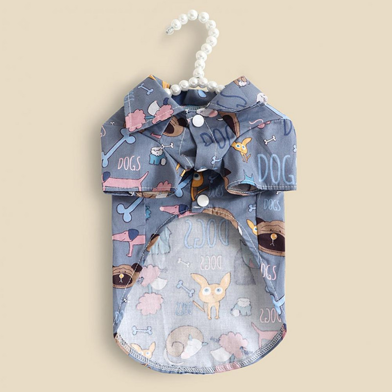 Prigludęs šuniuko megztinis iš naminio audinio šuns palaidinė Ryškios spalvos elastinga madinga Mieli šuniuko megztiniai marškinėliai