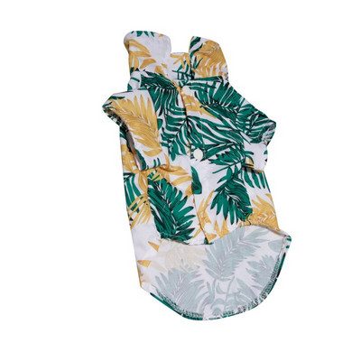 Havajų stiliaus marškinėliai naminiams gyvūnėliams Šunų marškinėliai marginti marškinėliai Unikalūs poliesterio apykaklė Suknelės atostoginiai drabužiai mažiems šunims YZL