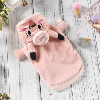 Ružové flísové halloweenske kostýmy pre psov, malé šteniatka, zvieratá, mačky, dve nohy, outfit, zimná teplá bunda, na predaj