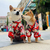 Kevadsuvised riided kassikoerale Jaapani stiilis lemmikloomariided Kimono väikestele keskmistele koertele Shiba Inu Corgi kutsika kostüüm