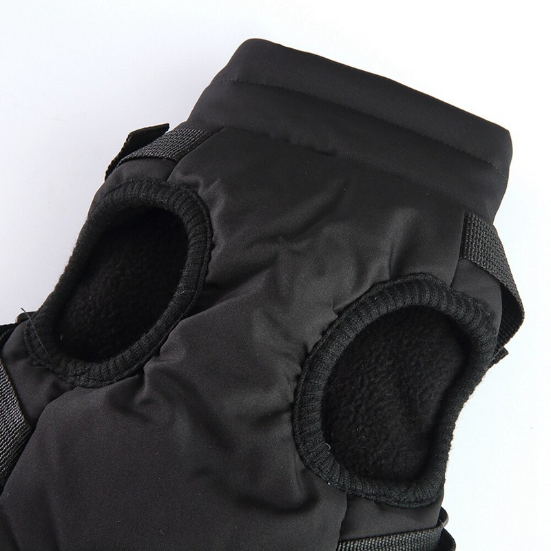 Manta caldă de iarnă pentru câini de companie, cu jachetă cu ham pentru câini de talie mică, haine pentru animale de companie, haină de toamnă iarnă, ținută pentru chihuahua pug