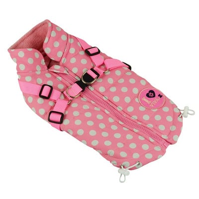 Bunda pre domáce zvieratá, kabát pre malé psy s postrojom, zimné teplé oblečenie pre psov pre malé a stredné psy, kostým francúzskeho buldočka a yorkshirského tyrkysového tyrana