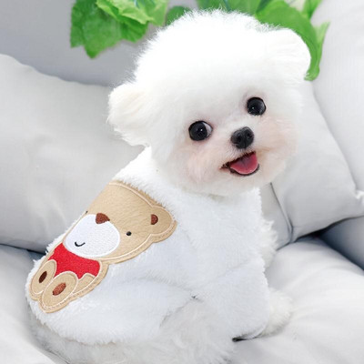 Karuprint Polsterdatud lemmikloomariided Soe koerte mantel Koerariided Sügistalv Lemmikloomad Koerariided Chihuahua koera kapuuts Ropa Perro Mops