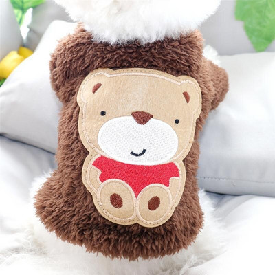 Karuprint Polsterdatud lemmikloomariided Soe koerte mantel Koerariided Sügistalv Lemmikloomad Koerariided Chihuahua koera kapuuts Ropa Perro Mops