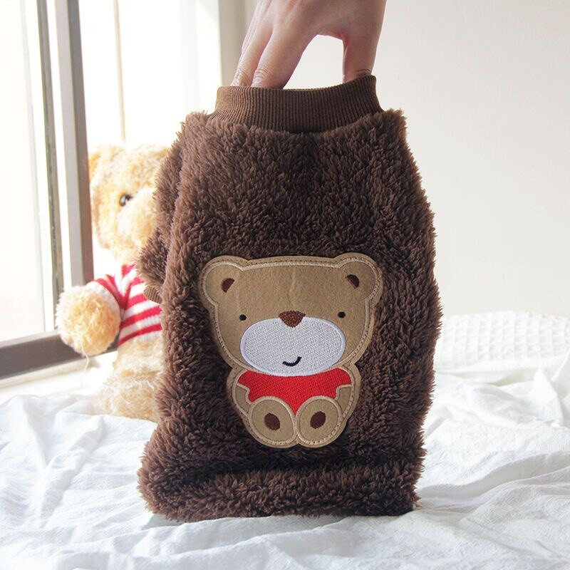 Karuprint Polsterdatud lemmikloomariided Soe koerte mantel Koerariided Sügistalv Lemmikloomad Koerariided Chihuahua koera kapuuts Ropa Perro Mops