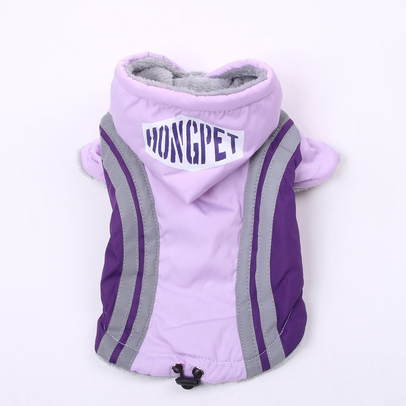 Pes Mačka Zimná bunda Nepremokavá a reflexná mikina s kapucňou pre domáce zvieratá Teplé oblečenie Oblečenie