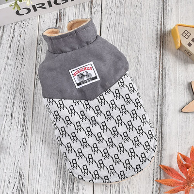 Câini Pisici Haină Hanoră Design cu îmbinare Jachetă pentru cățeluș Ținuta de iarnă Haine Îmbrăcăminte 6 mărimi