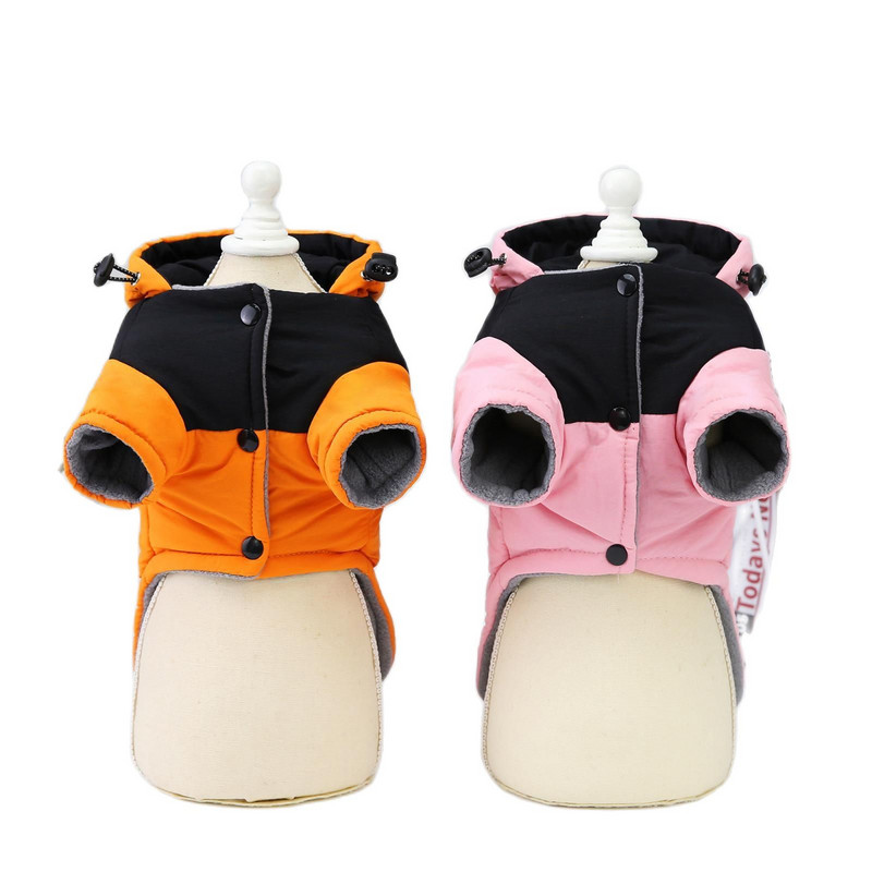Zimski kaput za pse i kućne ljubimce, prsluk za pse i mačke Spajanje i značka za pse, zimska topla odjeća, jakna za kućne ljubimce, odjevni pas