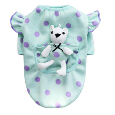 Pulover pentru animale de companie Cățeluș pentru animale de companie ținută caldă de cămașă cu mânecă scurtă cu haine pentru păpuși pentru animale de companie Pulover pentru animale de companie durabil