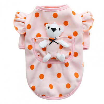 Pulover pentru animale de companie Cățeluș pentru animale de companie ținută caldă de cămașă cu mânecă scurtă cu haine pentru păpuși pentru animale de companie Pulover pentru animale de companie durabil