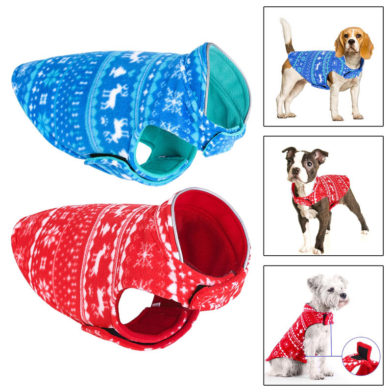 Vestă din lână pentru câini Jachetă caldă Pulover Haine pentru animale de companie Îmbrăcăminte Pardesiu pentru câini moale de iarnă pentru câini mici, mijlocii mari, în aer liber