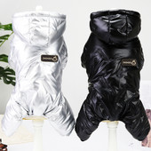 Lemmikloomade koerte riided Talvised soojad riided väikestele koertele Kutsikate kasukas Paksud riided Koerad Veekindlad Jope Riided Puuvillased maskotid