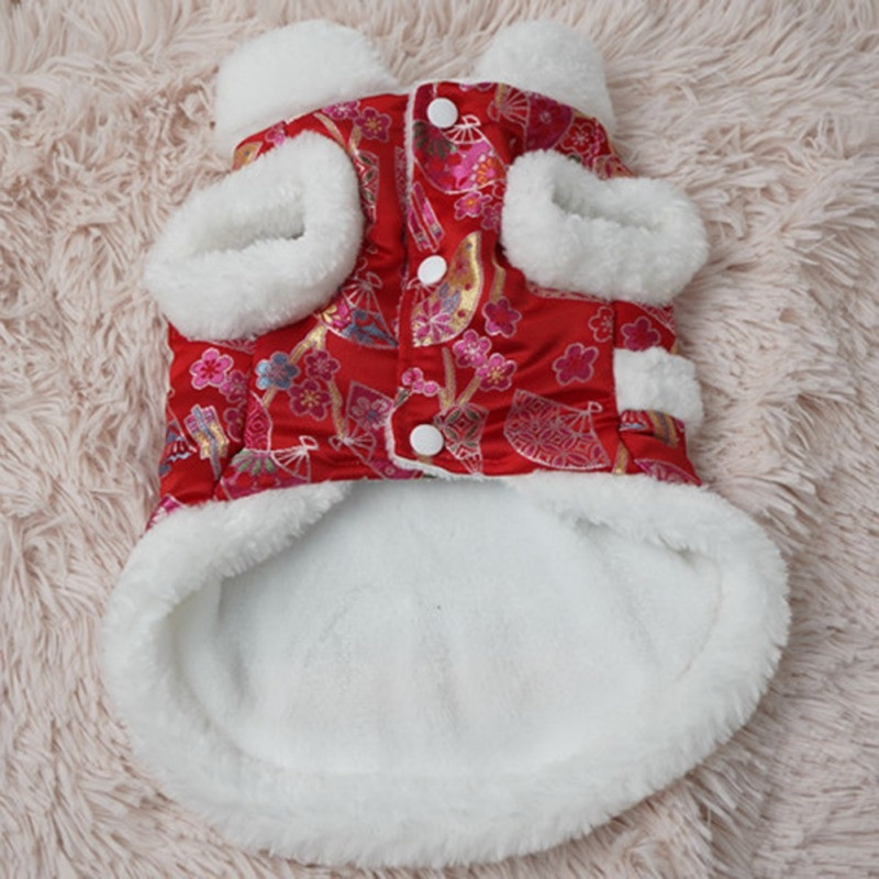 Čínsky Nový rok, kostým pre psov, oblečenie pre domáce zvieratá, oblek Tang, mačka, čivava, yorkshirský teriér, oblečenie, šteňa, bunda, kabát, jarný festival, oblečenie pre domáce zvieratá