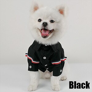 Нова риза за домашни любимци Британски стил Плетени дрехи за кучета Френски бойни ежедневни дрехи Дизайнерски дрехи за кучета Ризи за кучета за кучета