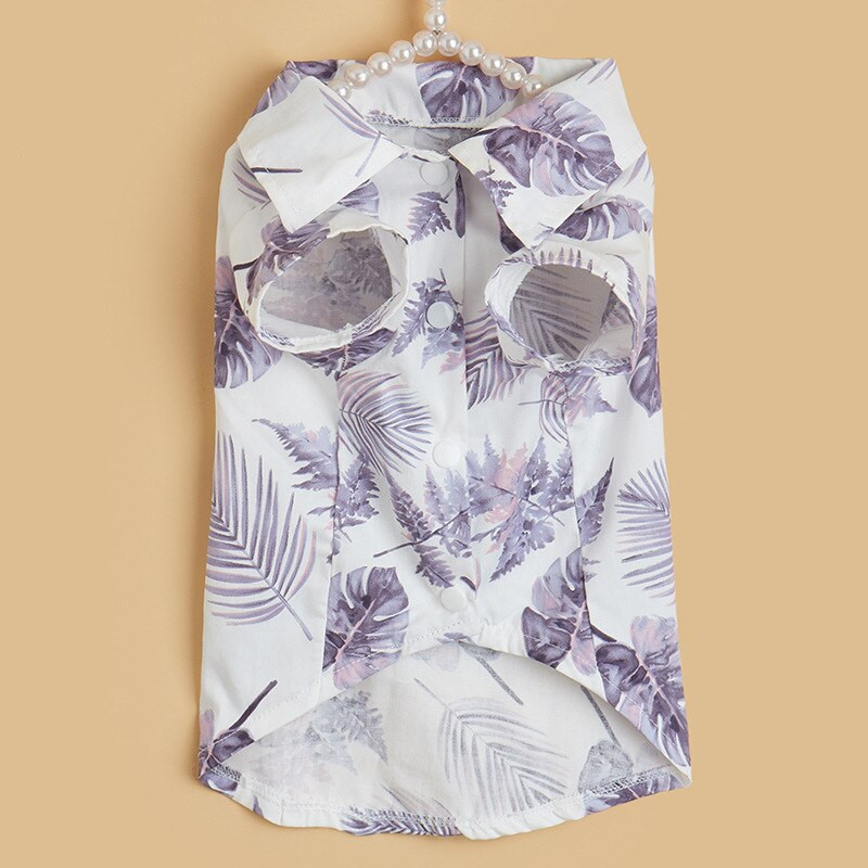 2022 Noua modă de vară Cămașă hawaiană pentru câini Haine frumos imprimată pentru câini Cămăși moi confortabile de plajă Îmbrăcăminte pentru animale de companie Oferte calde